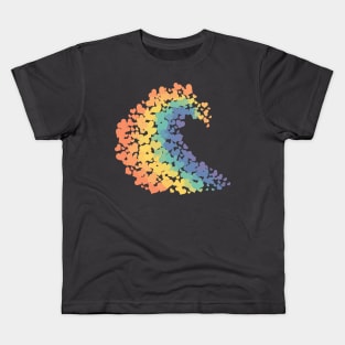 Dramabite The Great Wave of Pride Love Kids T-Shirt